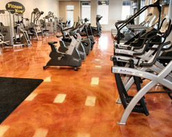 Atlas refinishes gym floor